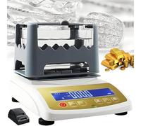 Analizzatore di purezza dell'oro e densimetro per Metalli preziosi, per Test di densità e rilevamento accurato del Valore in carati, con risoluzione di 0,001 g, per Oro 1200K, con Printer