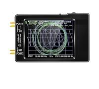 Analizzatore di rete, Analizzatore di antenna rete vettoriale Anslyze da 4" Misura parametri S HF VHF UHF SWR Ritardo fase Diagramma Smith,per la diagnostica dei cavi di rete