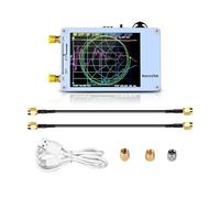 Analizzatore di rete vettoriale, Analizzatore di rete vettoriale VNA 50KHz-900MHz Schermo tattile digitale Analizzatore di antenna MF HF VHF UHF a onde corte Onda stazionaria Misurazione dei parametri