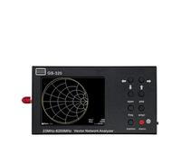Analizzatore di rete vettoriale GS320 23MHz-6200MHz Batteria VNA portatile, misurazione del rapporto di onda stazionaria, fase, diagramma di Smith
