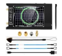 Analizzatore di Spettro, Analizzatore di antenna di rete vettoriale VNA 50kHz-6,3GHz 4" Misura parametri S HF VHF UHF SWR Ritardo di fase Diagramma di Smith