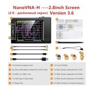 Analizzatore di spettro Analizzatore di antenna di rete vettoriale VNA-H4 Display da 4" 10KHz-1.5GHz MF HF VHF UHF con versione con slot for scheda SD(VNA-H)