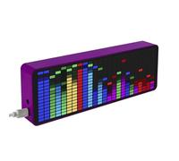 Analizzatore di spettro audio Display a LED dello musicale 84 effetti visualizzazione/rilevamento rapido del suono/commutazione automatica della linea controllata dalla voce