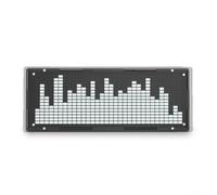 Analizzatore di spettro musicale a 32 bit con display a LED VU Meter stereo, DC 5 V USB alimentato indicatore del segnale audio per analisi del suono, 8 luminosi (bianco)