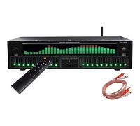 Analizzatore di spettro musicale, equalizzatore digitale a 31 bande, equalizzatore grafico stereo, decodifica audio digitale coassiale Bluetooth 5.4, riduzione del rumore, per studio di registrazione