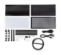 Analizzatore di spettro, VU Meter stereo a 32 bit, display a LED per spettro musicale, analisi del segnale FFT reale per test audio e uso industriale (rosso)