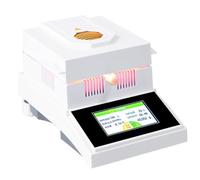 Analizzatore di umidità per test alimentari e di laboratorio, riscaldamento rapido alogeno 60-160℃, leggibilità 1mg-5mg, misuratore di equilibrio per la determinazione dell'umidità chimica e del grano