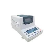 Analizzatore di umidità Riscaldamento/Grano Alogeno Rapido Misuratore di umidità Precisione 0,10% Capacità massima 110 g Leggibilità 0,005 g Diametro 90 mm