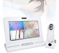 Analizzatore Diagnostico dei Capelli della Pelle Analisi diagnostica del cuoio capelluto, diagnosi della pelle dei capelli, follicolo da 11 pollici con doppie testine 50x/200x, adatto gestio