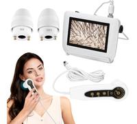 Analizzatore digitale professionale per l'analisi dei capelli della pelle, con lenti 50x/200x, scanner ricaricabile per follicoli piliferi da 5 pollici, per analisi della pelle, uso in salone