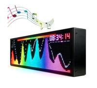 Analizzatore e visualizzatore musicale con display LED, orologio ad alta precisione, sensore vocale, perfetto for la casa