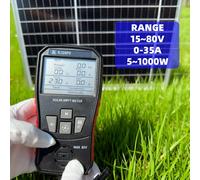 Analizzatore fotovoltaico indispensabile: testare con precisione la tensione, la corrente e la potenza del pannello solare in pochi secondi!