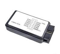 Analizzatore logico USB 24 MHz 8 canali strumento di debugging per microcontroller ARM FPGA con frequenza di campionamento di 24 MS/s e protezione da sovratensione per sviluppo di laboratorio