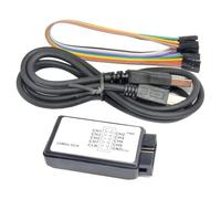 Analizzatore logico USB 24 MHz 8CH per ARM FPGA microcontroller strumento di debug con protezione da sovratensione, nero