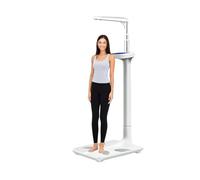 Analizzatore medico professionale a ultrasuoni, bilancia digitale per medici con display LCD, dispositivo di misurazione di altezza e peso per misurare BMI, grasso corporeo, muscoli, calorie e altro
