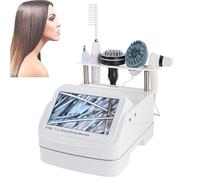 Analizzatore per capelli | Analizzatore per Cuoio Capelluto e Rilevatore Follicoli Piliferi LCD 10" Portatile | per Diagnosi Problemi, Massaggio e Trattamento Capelli (White)