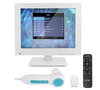 Analizzatore per capelli e diagnosi della pelle, schermo da 15 pollici, ingrandimento 50X 200X, 110 V, 240 V, per test e analisi del follicolo pilifero per cuoio capelluto/brufoli