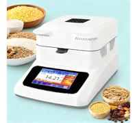 Analizzatore portatile di umidità con alta precisione e temperatura regolabile per grano, erba, polvere, carne