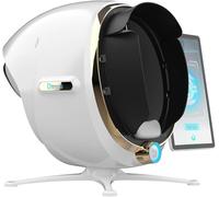 Analizzatore professionale della pelle, analizzatore intelligente della pelle del viso con intelligenza artificiale, rilevatore 3D dei problemi della pelle(White,13.3 in)
