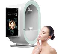 Analizzatore Professionale Della Pelle con Intelligenza Artificiale, Analizzatore Intelligente Della Pelle Viso 3D, Dispositivo di Rilevamento Facciale Alta Risoluzione, Supporto Multilingue,B