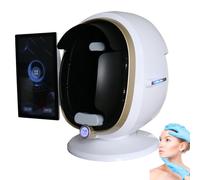 Analizzatore Professionale Per La Pelle Con Intelligenza Artificiale, Schermo Da 13,3/21,5in, Strumento Diagnostico Per Trattamenti Viso, Ideale Per Saloni Di Bellezza E Spa(White,13.3in)
