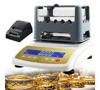 Analizzatore Purezza Dell'oro Densimetro For Metalli Preziosi Con Risoluzione 0,01g Tester Digitale Di Carati For Una Misurazione Accurata Densità Purezza Oro Argento Platino(300k+printer)