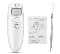 Analizzatore Tester 11 × 8 × 3 Schermo Singolo Bianco Portatile Tester Dell'alito Analizzatore Digitale Lcd Rilevatore Etilometro Etilometro