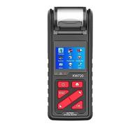 Analizzatore Tester Batteria 6V 12V 24V Strumento Di Test Avviamento Ricarica For Camion For Auto Moto Con Stampante Integrata Rilevamento Rapido Accurato