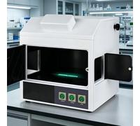 Analizzatore UV a Scatola Oscura per Rilevamento Fluorescenza, Camera Chiusa con Finestra di Osservazione e Doppia Lunghezza d'Onda 254nm/365nm per Laboratorio, Controllo qualità