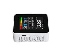 Analizzatori d'aria interni avanzati con allarme per CO2 Formaldeide TVOC Rilevazione temperatura e umidità USB C Air Inspector
