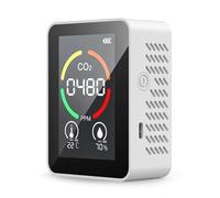 Analizzatori efficienti multifunzione del tester di CO2 con lo schermo che cambia colore adatto per il misuratore di anidride carbonica dell'aria dell'interno facile