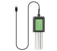 Analizzatori professionali multifunzione del suolo misurano 7 parametri tra cui livelli di nutrienti e fattori ambientali Monitor della temperatura del suolo