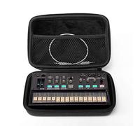 Analog Cases GLIDE Case per la serie Korg Volca o sintetizzatori analoghi (custodia per il trasporto in similpelle impermeabile, con robusta impugnatura in gomma), nero