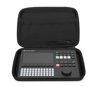 Analog Cases GLIDE Case per Polyend Tracker o sequencer simili, custodia protettiva (borsa da trasporto in finta pelle impermeabile, con pratico scomparto per cavi nel coperchio), Nero