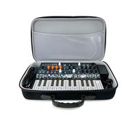 Analog Cases PULSE Case per Arturia MiniLab/MicroFreak/MicroBrute o controller midi comparabili (custodia da trasporto in resistente EVA/nylon stampato, con robusta impugnatura in gomma), nero