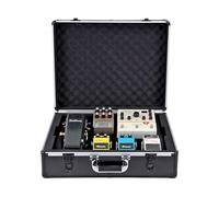 Analog Cases UNISON Hard Case per Pedaltrain Classic Jr/Novo 18, custodia da trasporto (custodia leggera in alluminio, inserto in schiuma personalizzato), nero