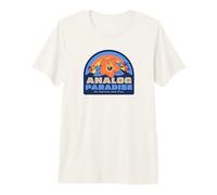Analog Paradise Go out And Play (Dichiarazione Digital Detox) Maglietta Premium