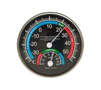 Analog Thermograph Humidity Gauge - Real-Time Monitoring Display Small for
