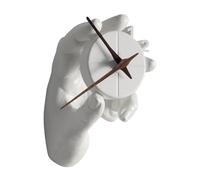 Analog Wall Clock - 3D Modern Design With Quiet Movement | Hand Shape Holder | Stylish waall Clock For Kitchen, Living Room, Bedroom, Studios, Cafes And Home Decor, Silent Opertion Comfortable Space
