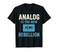 Analogico è la Nuova ribellione - Grafica di Una Cassetta retrò Maglietta