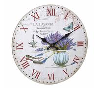 Analogico Orologio Parete Vintage TFA 60.3045 Grande Al Quarzo 337 MM Retrò Tema