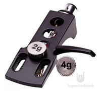 ANALOGIS HS-10 - Portatestina per Giradischi NERO + 2 pesi 2g e 4g