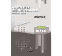 Analyse de la situation financière - Enoncé: Processus 6 du BTS CG