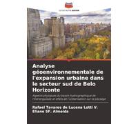 Analyse géoenvironnementale de l'expansion urbaine dans le secteur sud de Belo Horizonte: Aspects physiques du bassin hydrographique de l'Estrangulado et effets de l'urbanisation sur le paysage