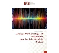 Analyse Mathématique et Probabilités pour les Sciences de la Nature