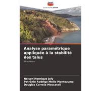 Analyse paramétrique appliquée à la stabilité des talus: 1ère édition