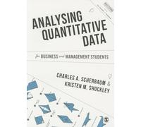 Analysing Quantitative Data for Business and Management Students