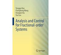 Analysis and Control for Fractional-order Systems