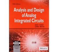 ANALYSIS AND DESIGN OF ANALOG INTEGRATED CIRCUITS, 5TH EDITION [INTERNATIONAL STUDENTS VERSION]