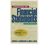 Analysis of Financial Statements